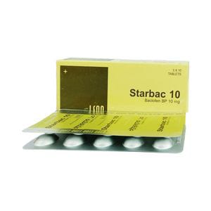 Tablet Starbac 10mg (30pcs) (Baclofen Leon)
